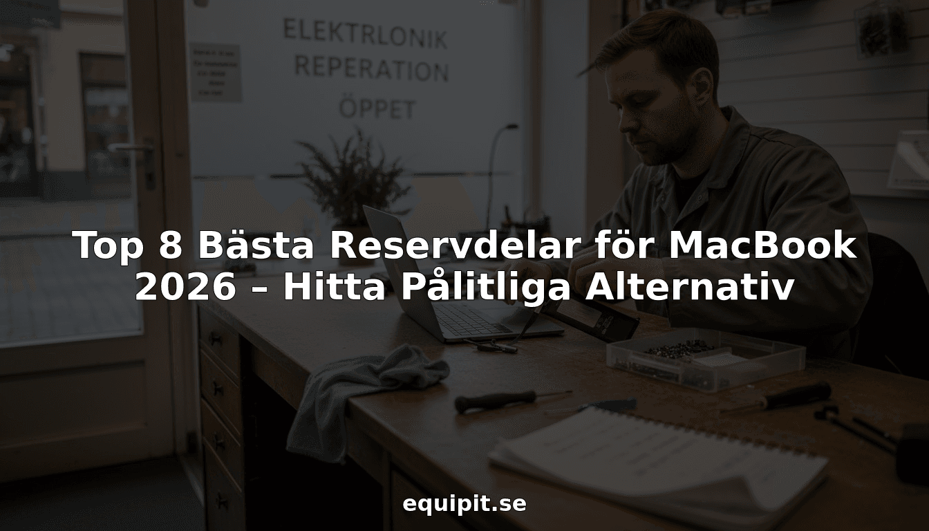Top 8 Bästa Reservdelar för MacBook 2026 – Hitta Pålitliga Alternativ