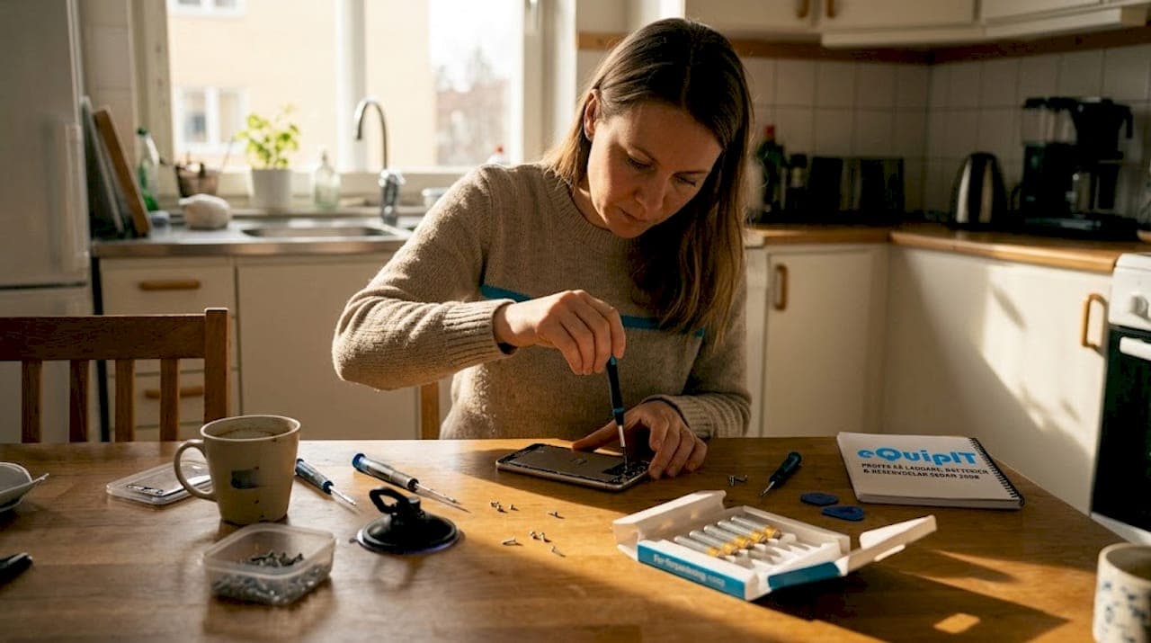 Byt mobilbatteri själv: steg-för-steg guide för ett säkert byte