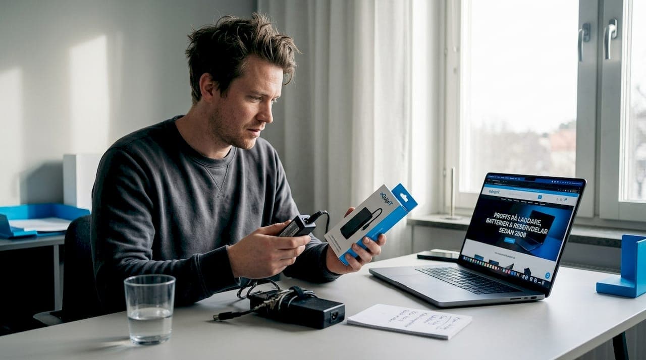 Instruktion laptopladdarbyte: komplett guide 2026