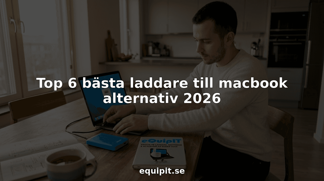 Top 6 bästa laddare till macbook alternativ 2026
